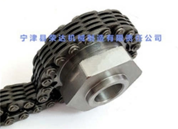 鍵槽與齒位方向相同無(wú)聲齒形鏈條齒輪