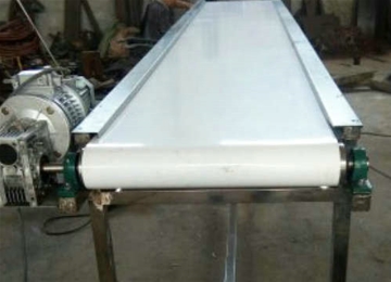 白色皮帶輸送機(jī) 材質(zhì)PU，耐高溫，耐腐蝕酸堿